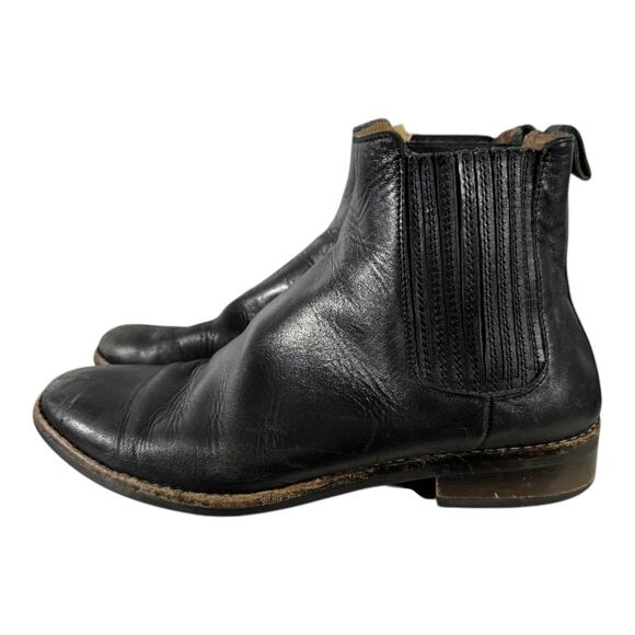 Thursday Boot Company Men’s 8 Black Leather Chelsea Boots Handmade Small Batch - Picture 4 of 8